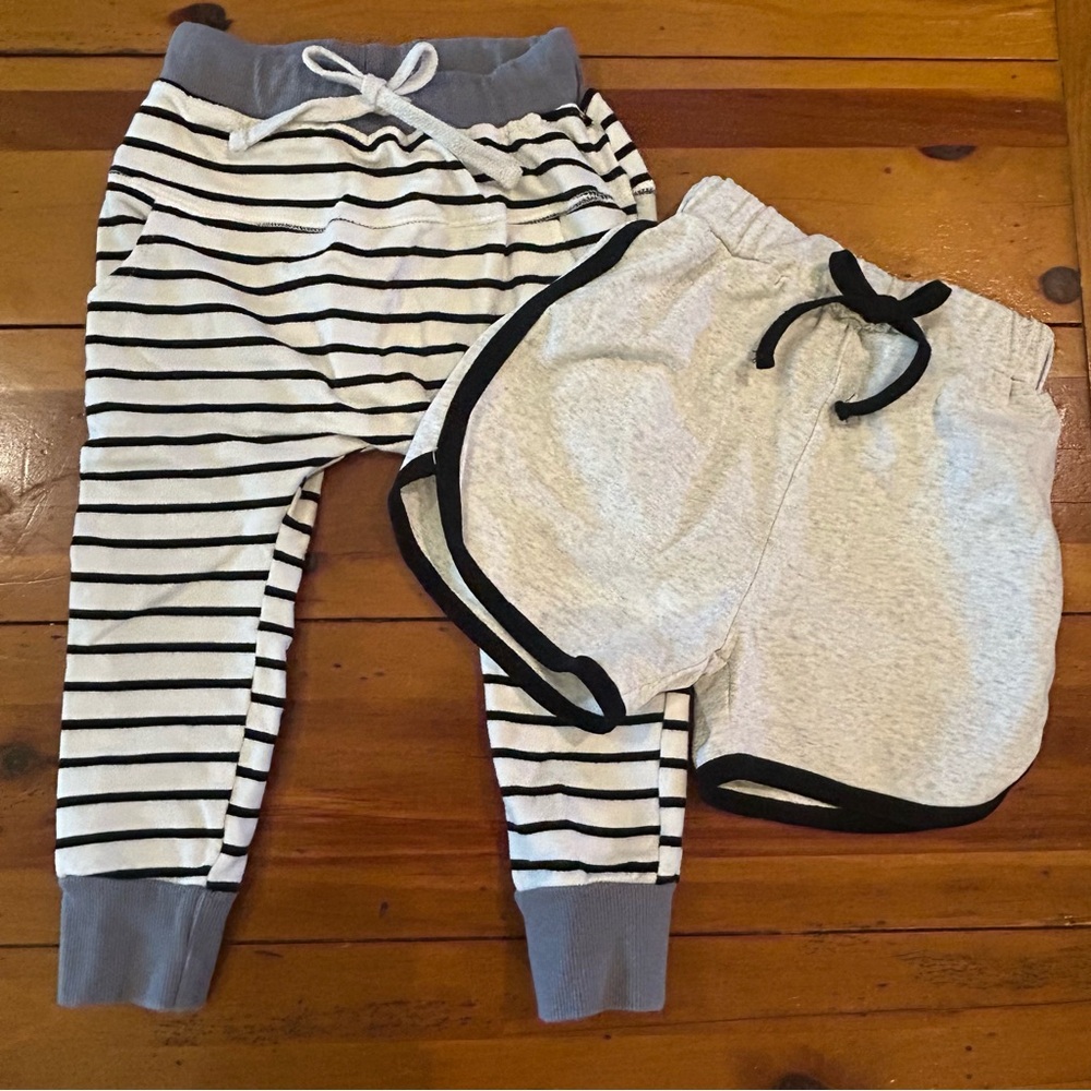 3T-4T Little Bipsy Set of Shorts & Jogger Set